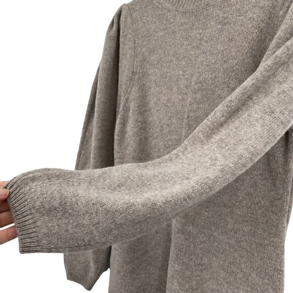 Ba&sh NWT Felicity Ballon Sleeve Mock Neck Wool blend Maxi Sweater Dress Small - Picture 7 of 14